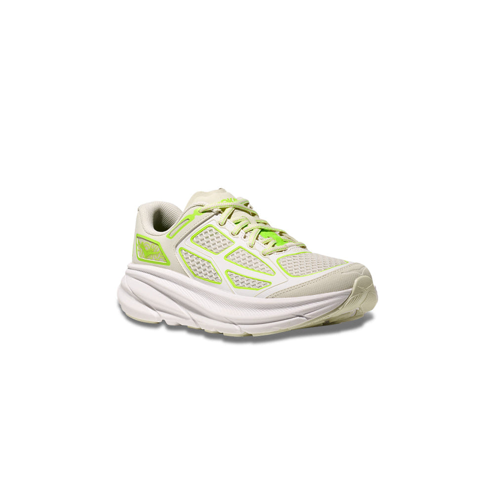 Hoka Clifton One9 - Truffle Salt/Neon Lime