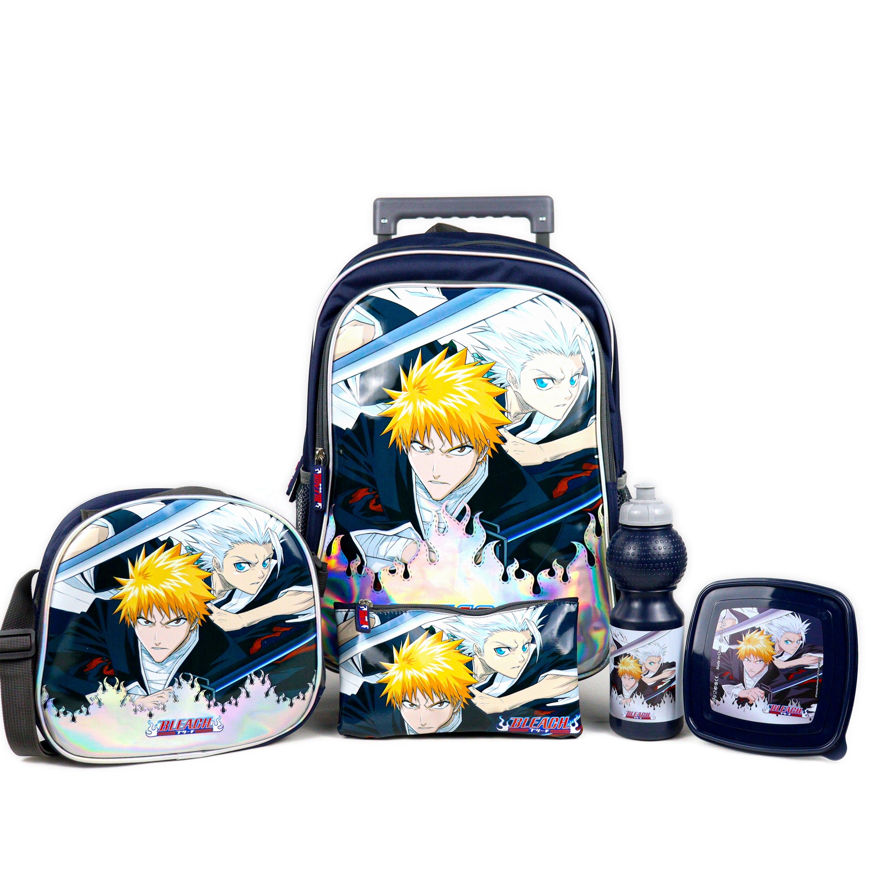 TV Tokyo Bleach 16" 5in1 Trolley BackPack Set for KIDS