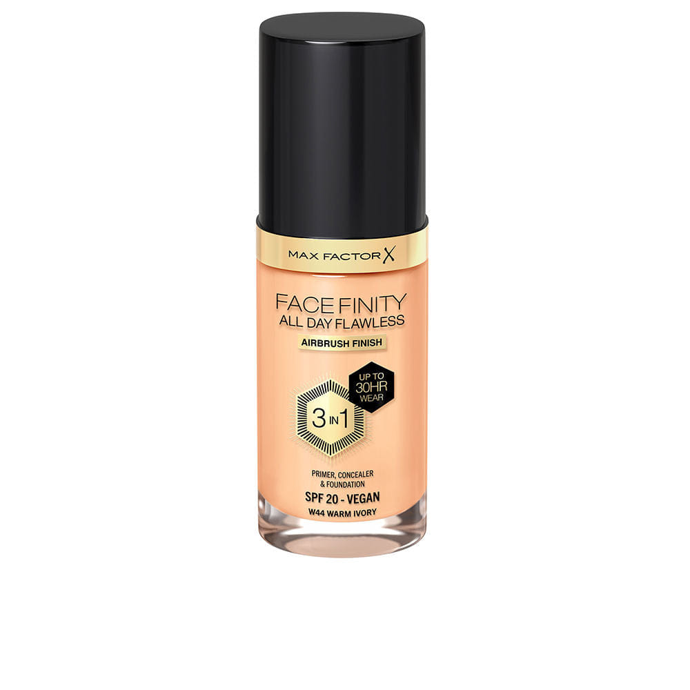 Max Factor Facefinity All Day Flawless Foundation - W44 Warm Ivory (30ml)
