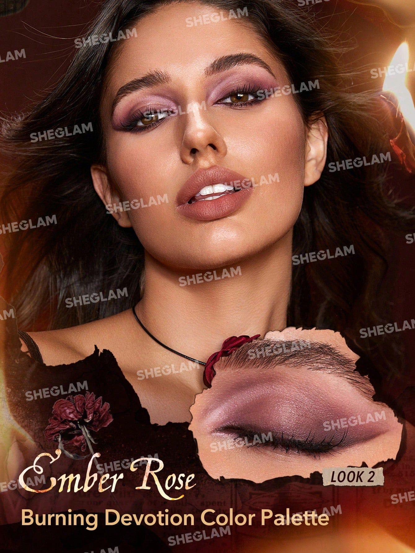 Sheglam Ember Rose Burning Devotion Color Palette Eye Shadow