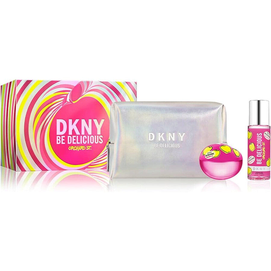 DKNY Be Delicious Orchard for Women EDP 100ml + B Mist 125ml + Pouch Gift Set