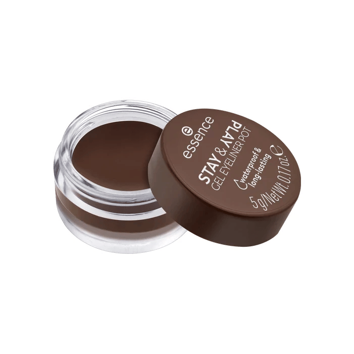 Essence Stay & Play Gel Eyeliner Pot 02 Brown