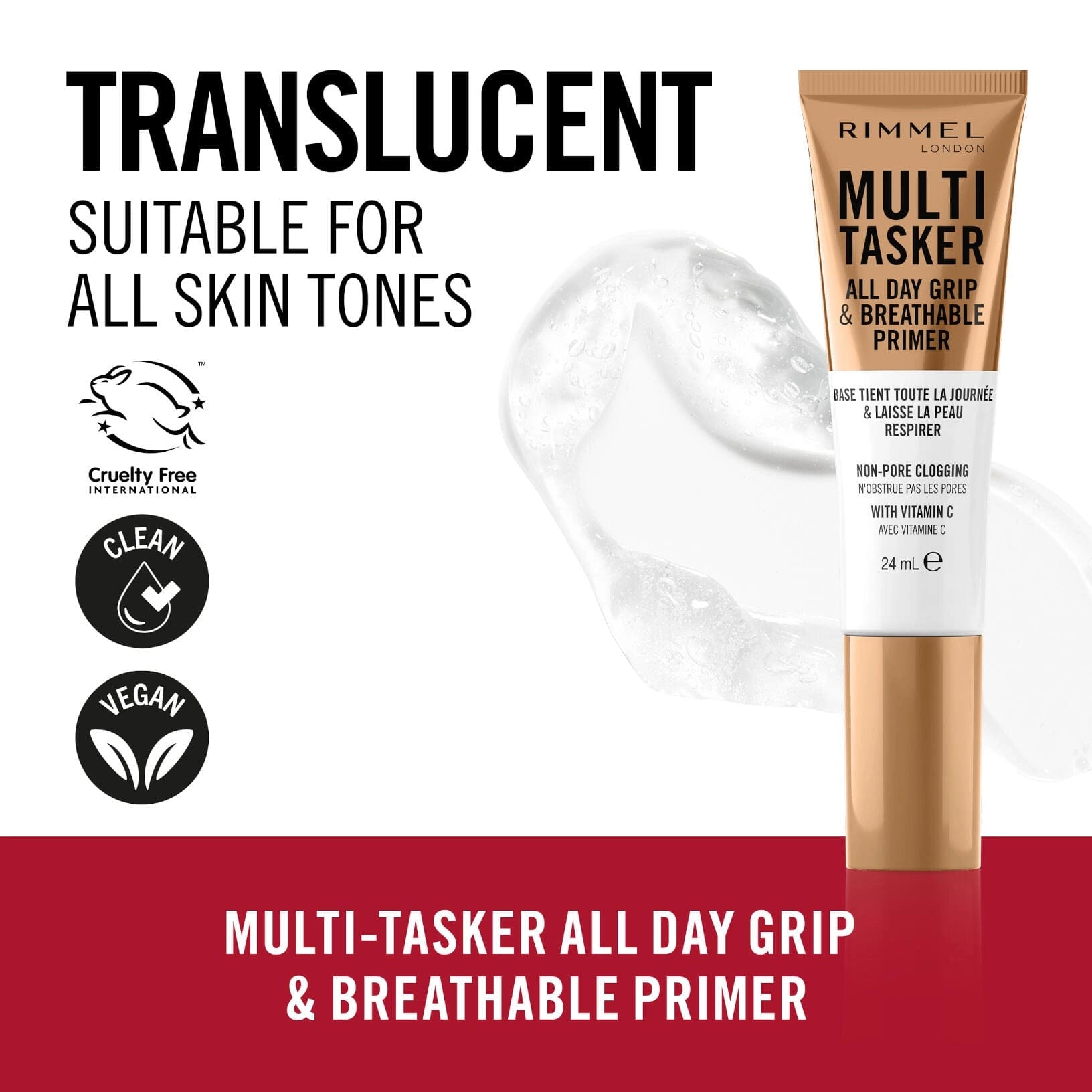 Rimmel London Rimmel Multi-Tasker All Day Grip & Breathable Primer 24ml