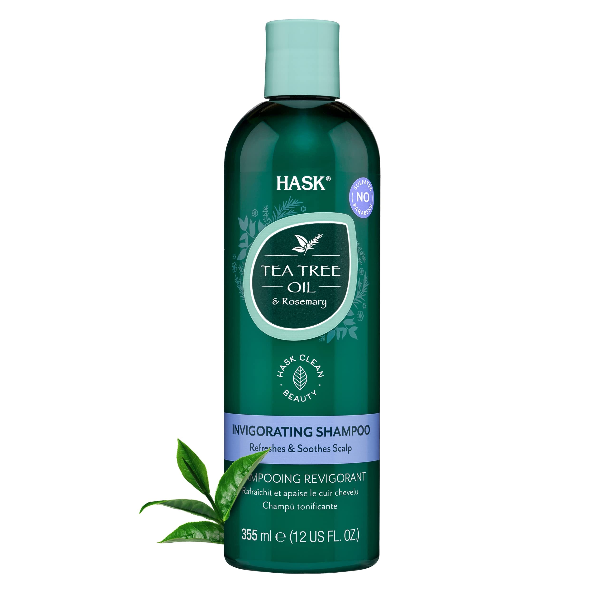 Hask Tea Tree Oil & Rosemary Shampoo 355 Ml