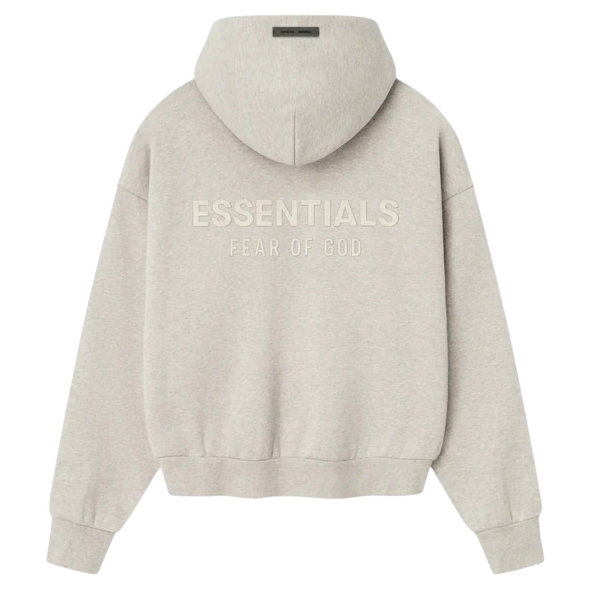FEAR OF GOD ESSENTIALS Classic Fleece Hoodie - Heather Stone (SS25)