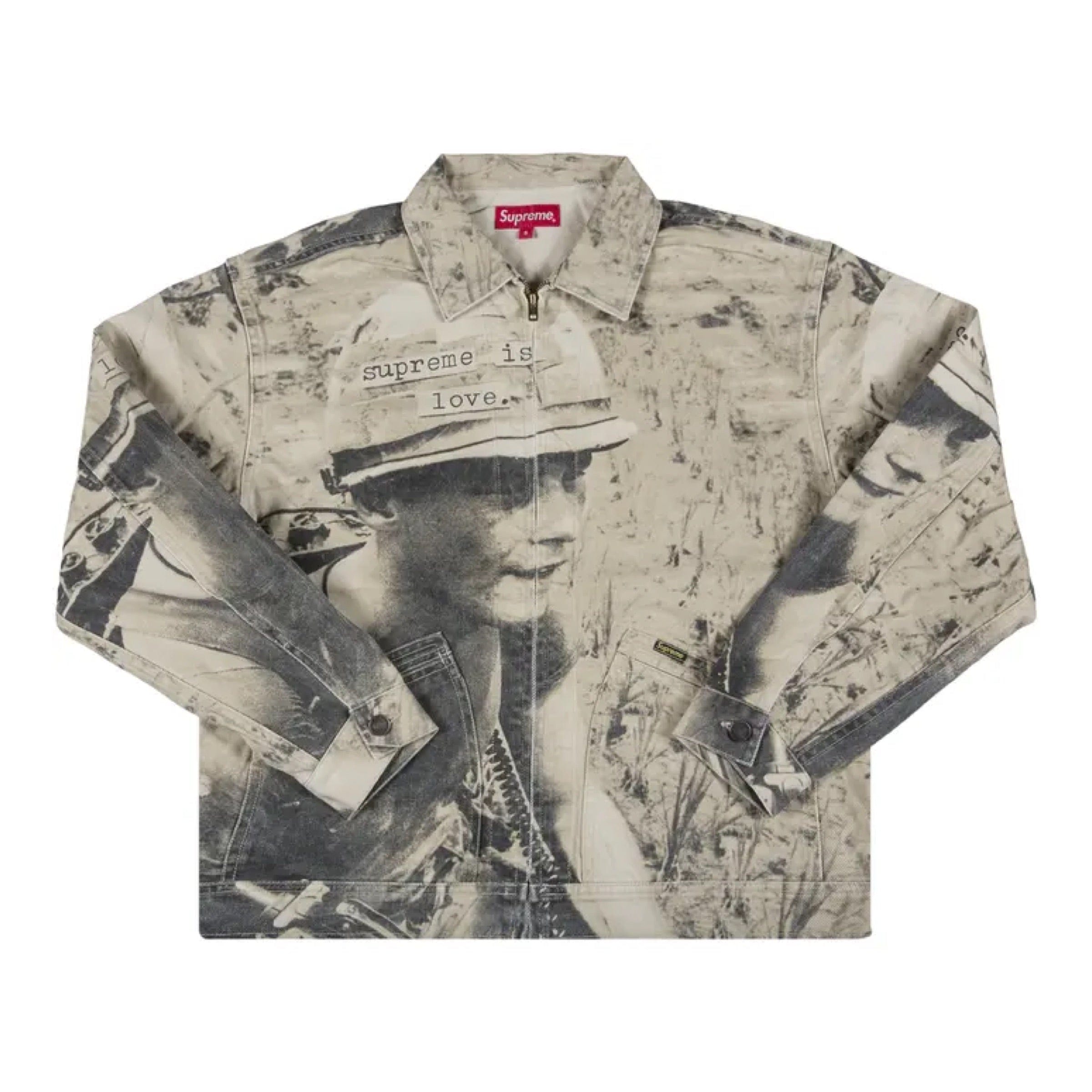 Supreme Is Love Denim Work Jacket - Stone (FW19)