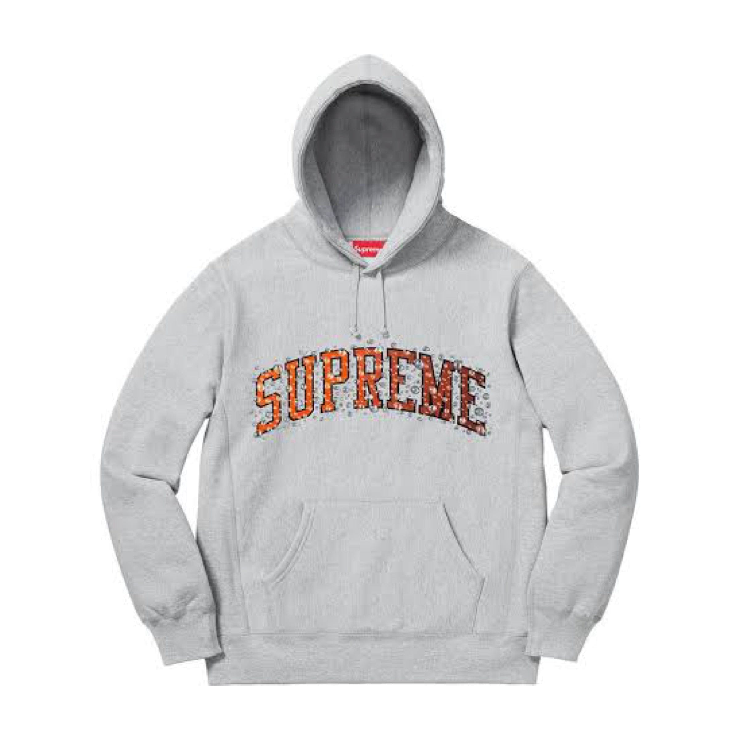 Supreme Water Arc Hoodie - Heather Grey (FW18)