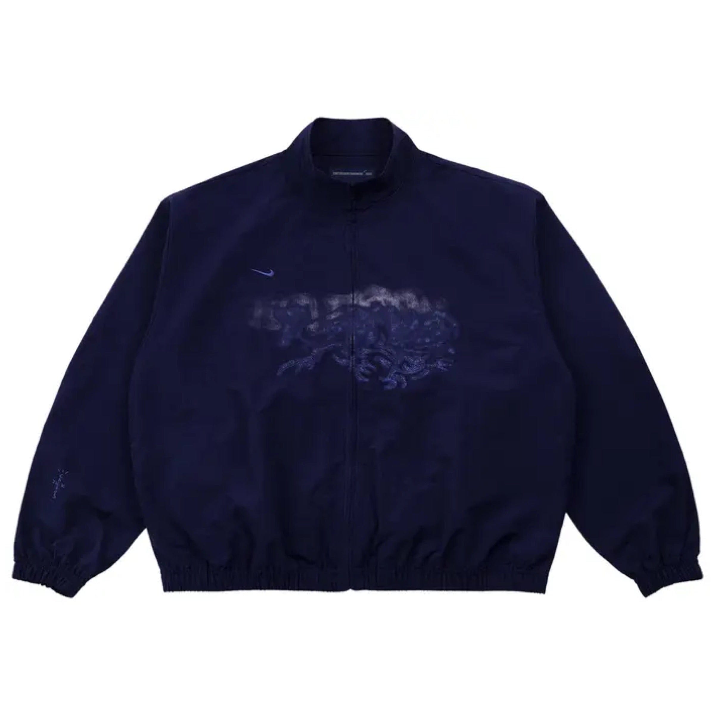 Travis Scott Cactus Jack x Fragment x Nike Tokyo Windbreaker Zip Jacket - Navy