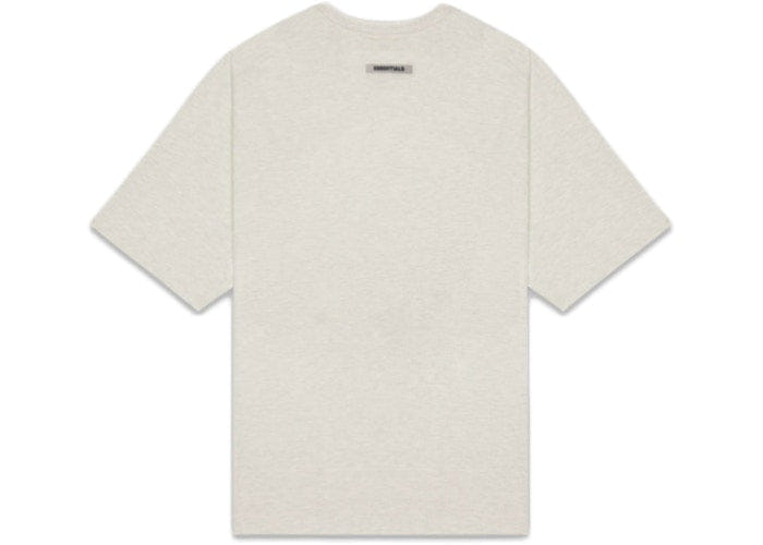 FEAR OF GOD ESSENTIALS 3D Silicon Applique Boxy T-Shirt - Oatmeal