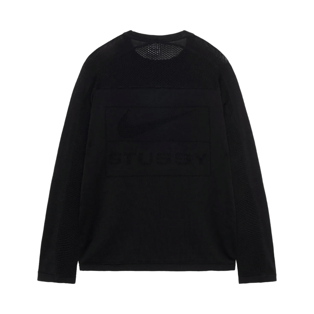 Nike x Stussy Stussy x Nike L/S Knit Jersey - Black (SS24)