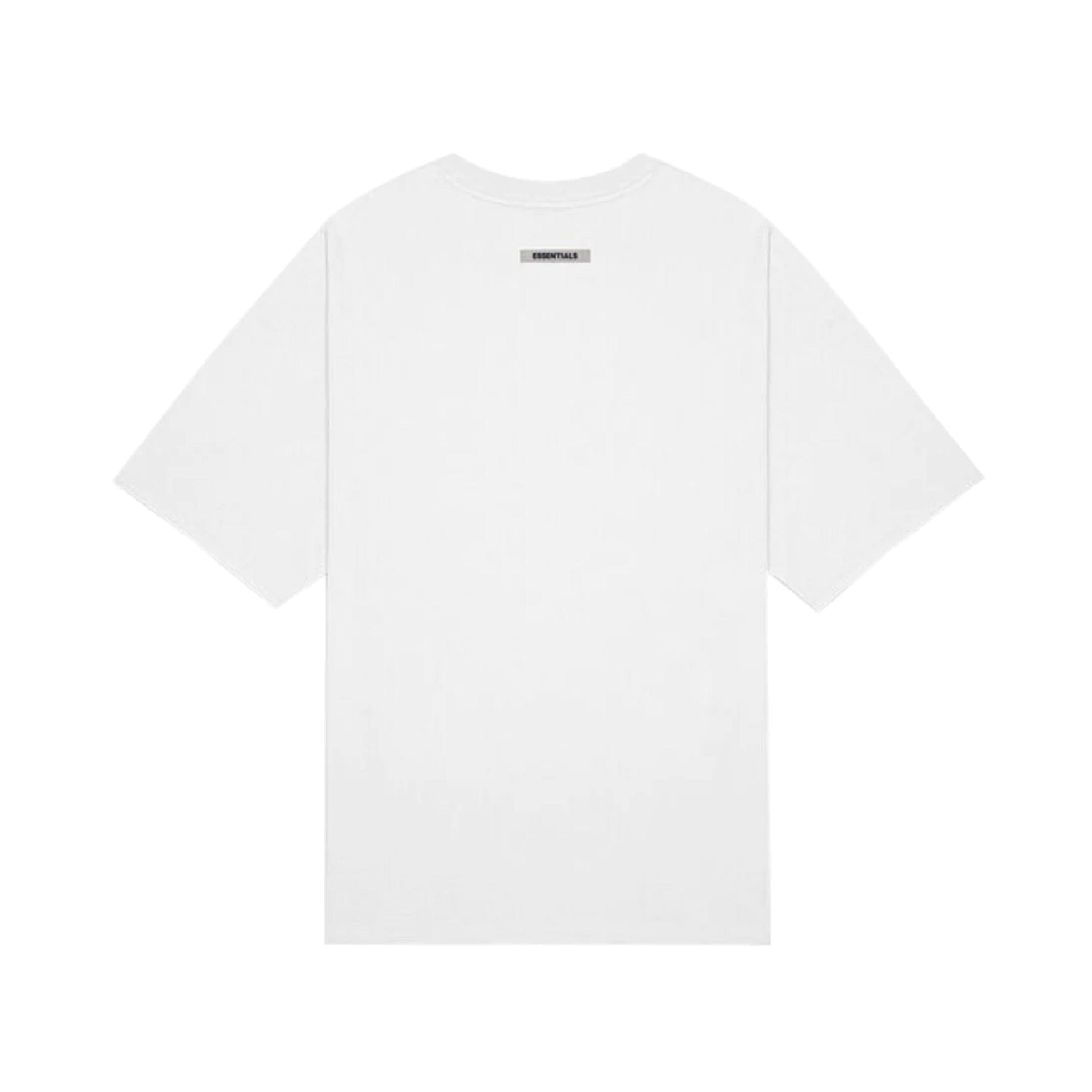 FEAR OF GOD ESSENTIALS 3D Silicon Applique T-Shirt - White