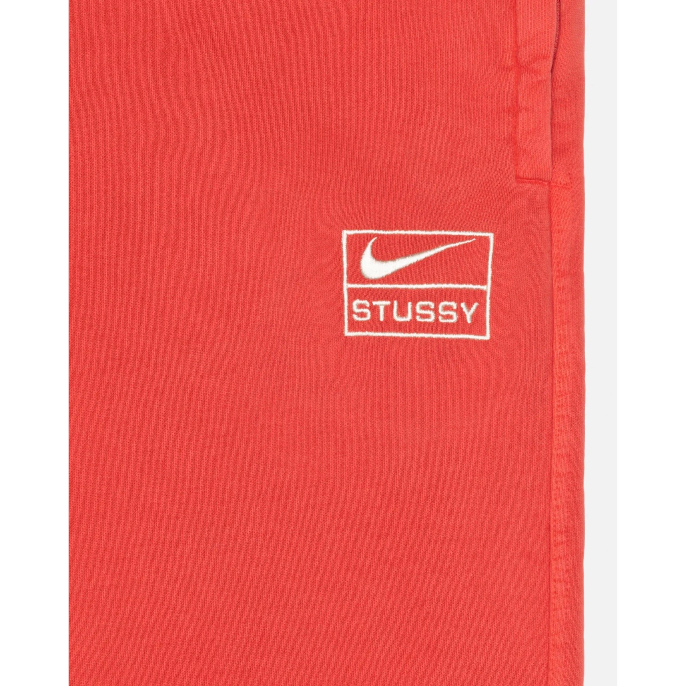 Nike x Stussy Stussy x Nike Pigment Dyed Fleece Sweatpants - Habanero Red