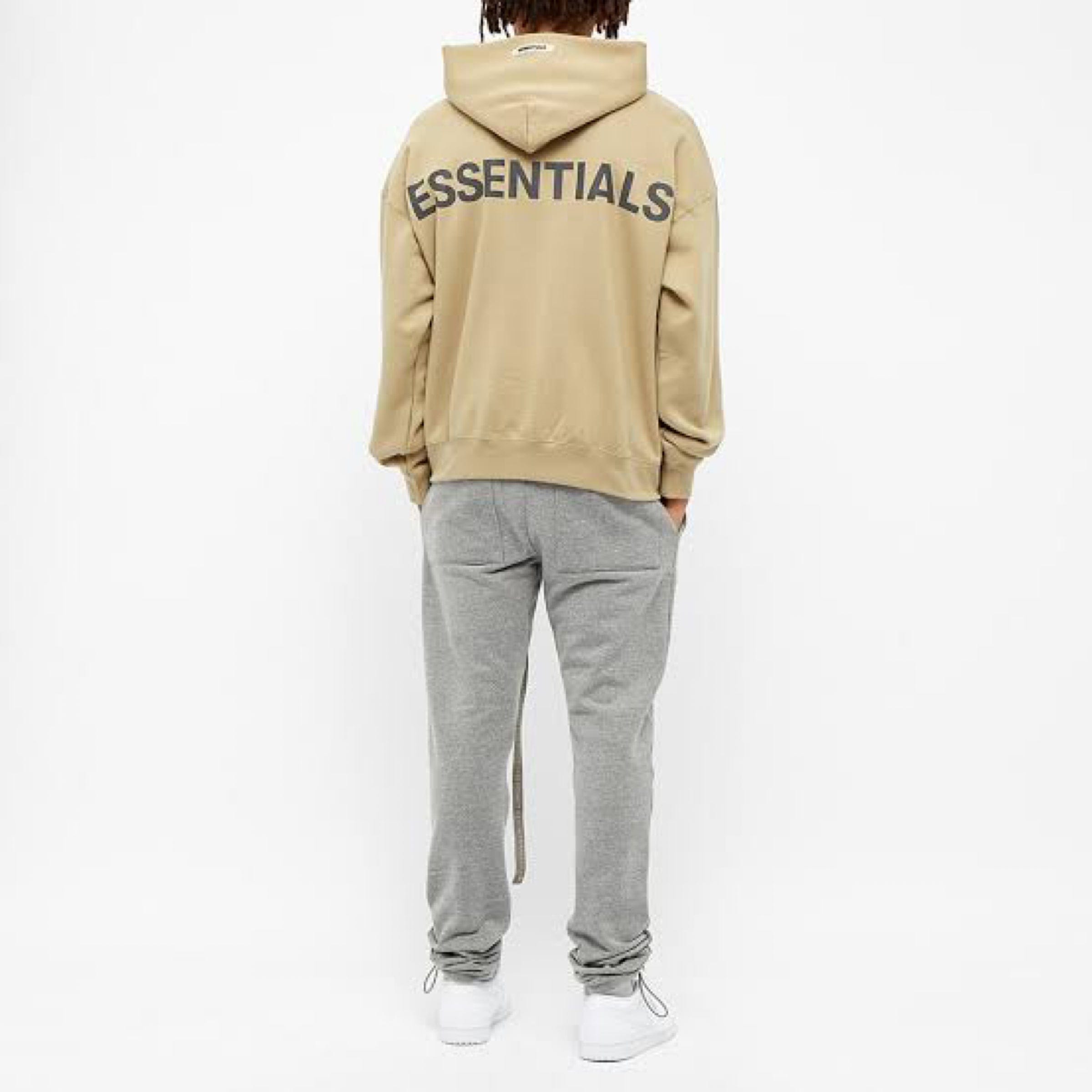 FEAR OF GOD ESSENTIALS 3M Logo Pullover Hoodie - Twill