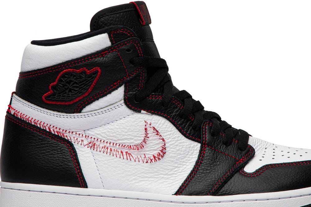 Nike Air Jordan 1 Retro High 'Defiant White Black Gym Red'