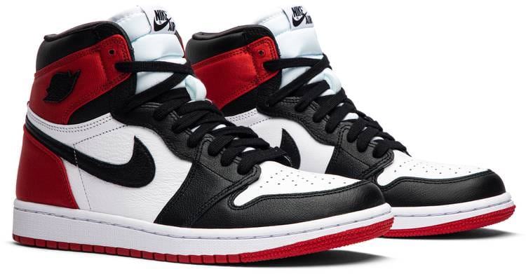 Nike Air Jordan 1 Retro High 'Satin Black Toe' (Women's)