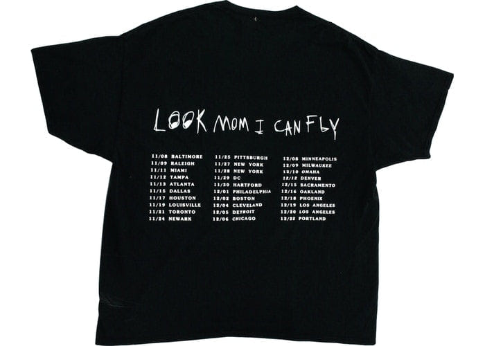 Astroworld Travis Scott Look Mom Tee - Black