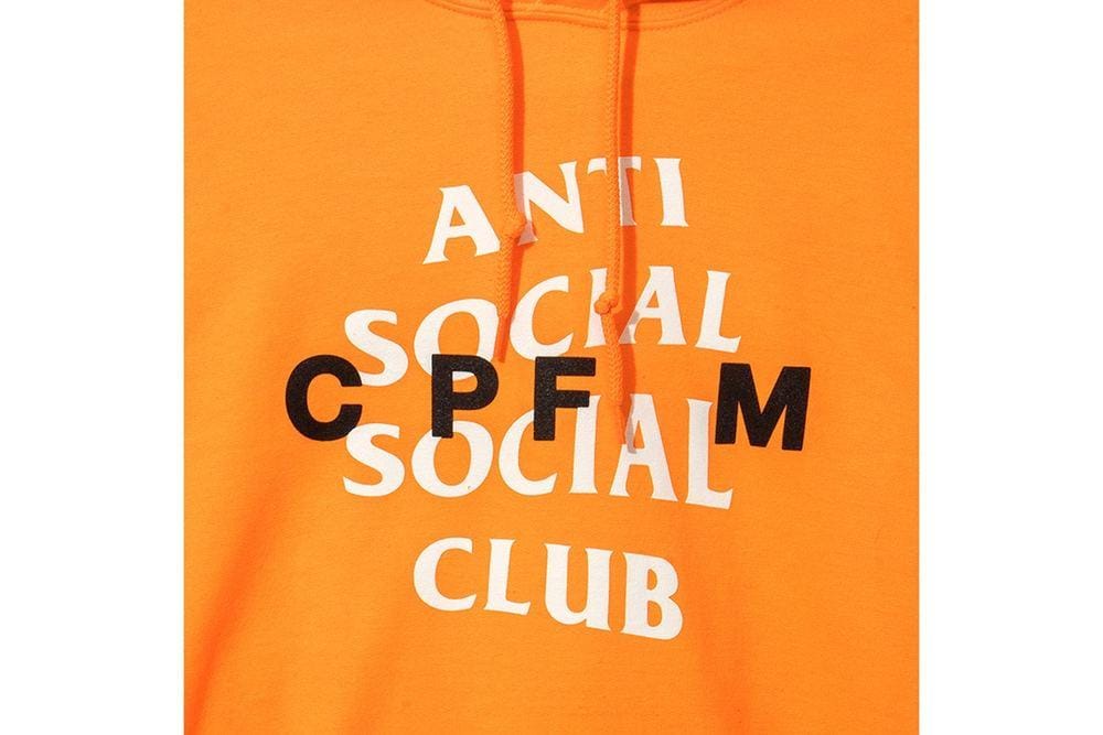Assc Anti Social Social Club X CPFM Hoodie Orange