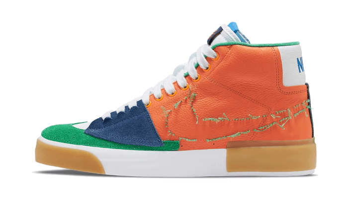 Nike SB Zoom Blazer Mid Edge Safety Orange University Gold