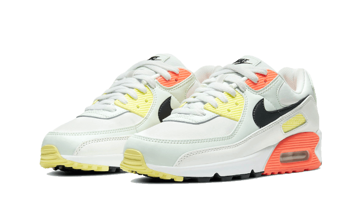 Nike Air Max 90 Summit White Dark Smoke Grey Barely Green