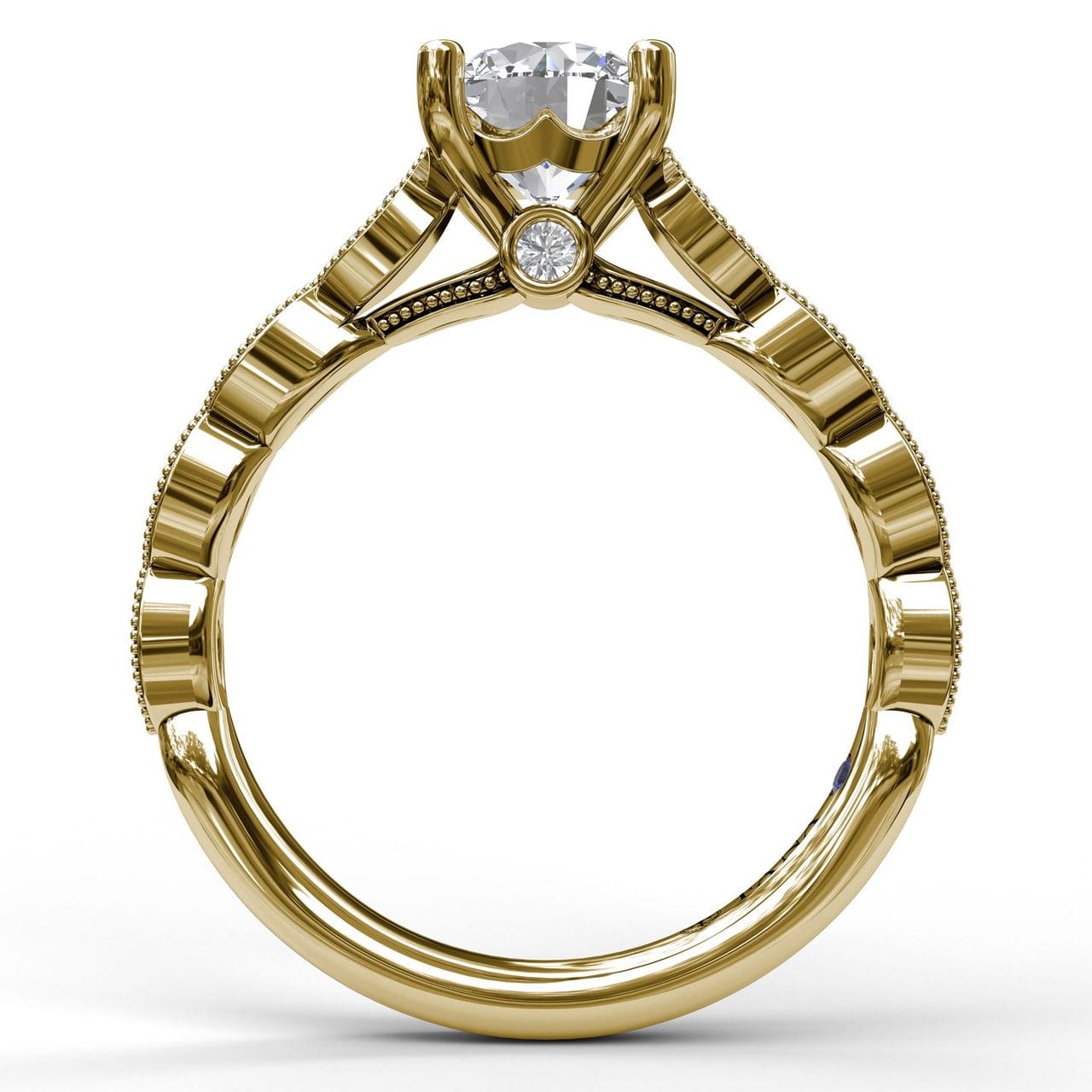 Fana Vintage Marquise Shaped Engagement Ring