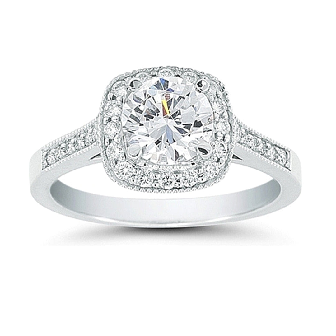 Vatche Pave Grace Engagement Ring .29ct tw