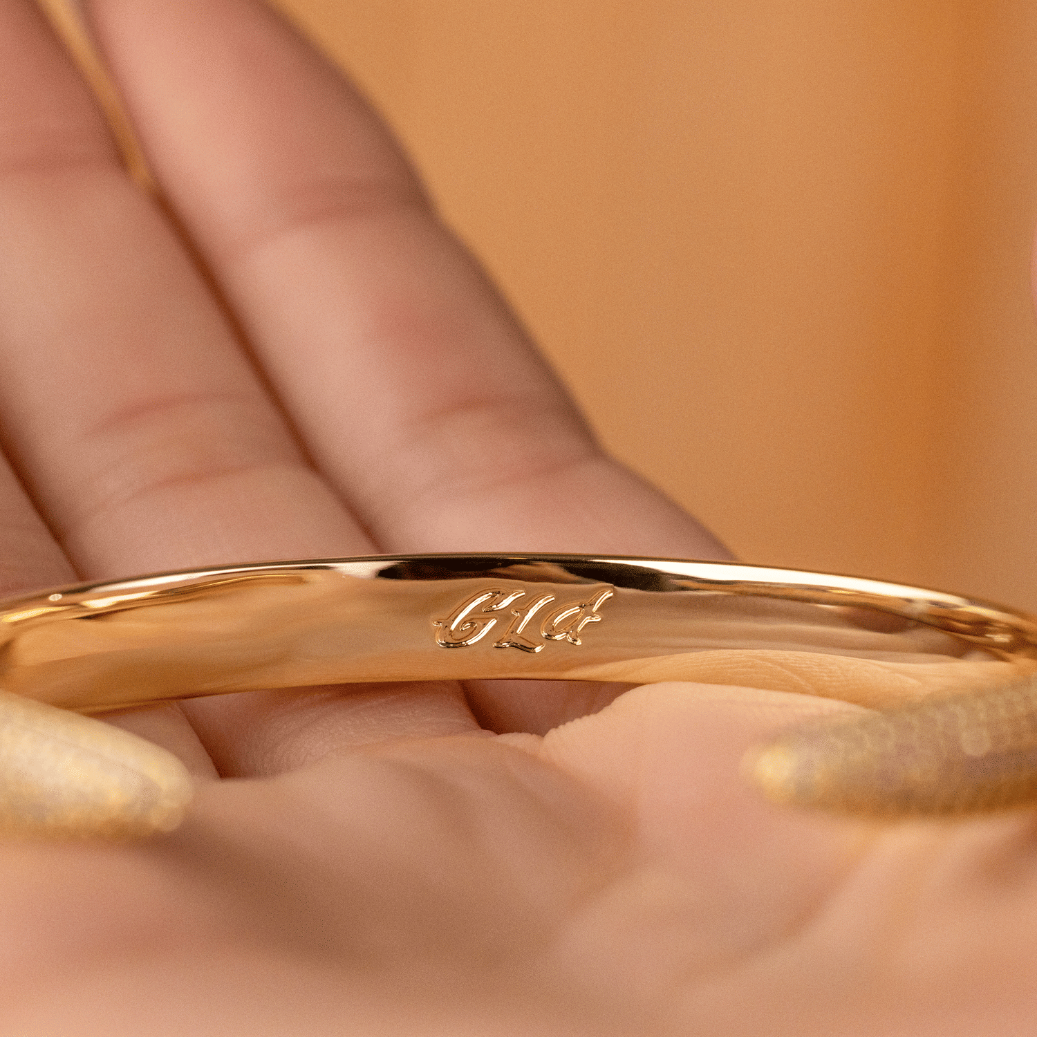 GLD PROMO - WOMEN Pave Pointed Open Cuff Bracelet