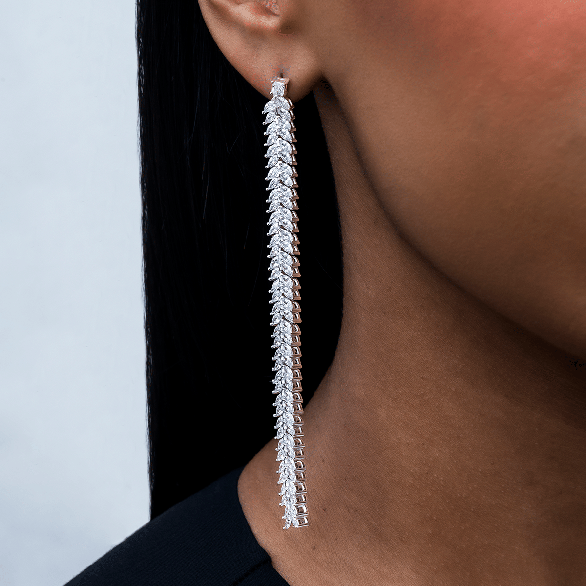 GLD PROMO - WOMEN Herringbone Dangle Earring