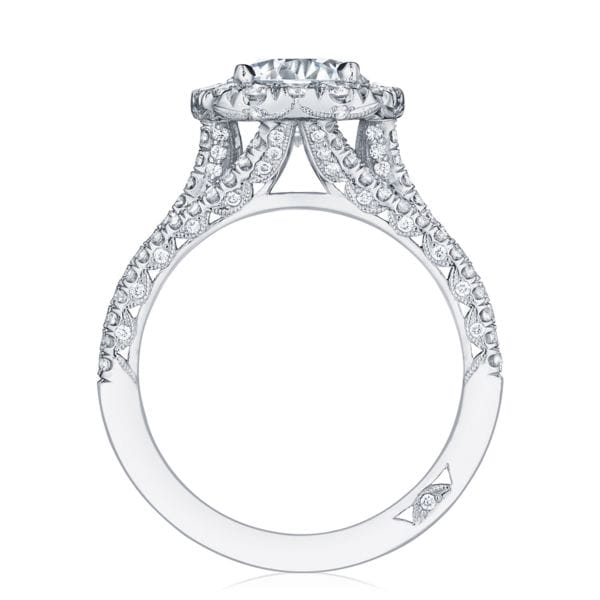 Tacori Triple Row Diamond Engagement Ring