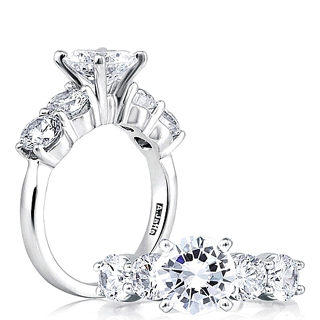 A.Jaffe Prong Set Diamond Engagement Ring
