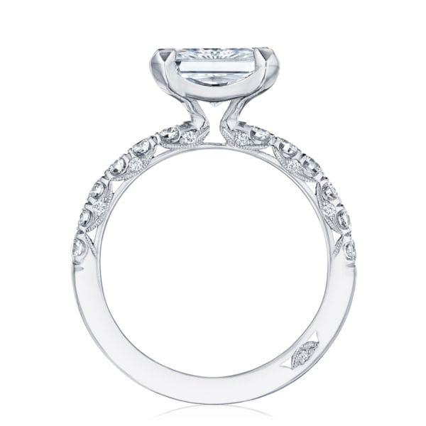 Tacori Pave Princess Cut Diamond Engagement Ring