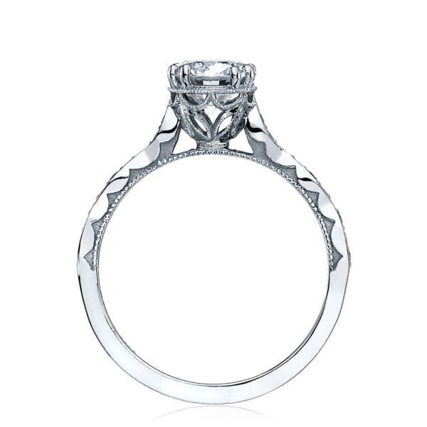 Tacori Round Brilliant Pave Diamond Engagement Ring