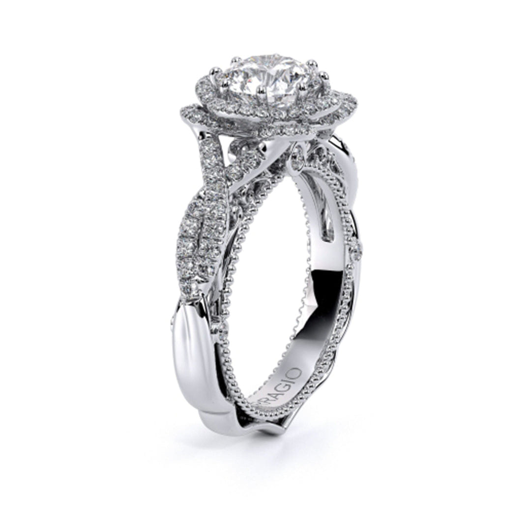 Verragio Halo Twist Engagement Ring