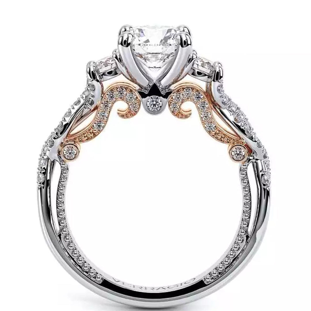 Verragio Three Stone Twist Engagement Ring