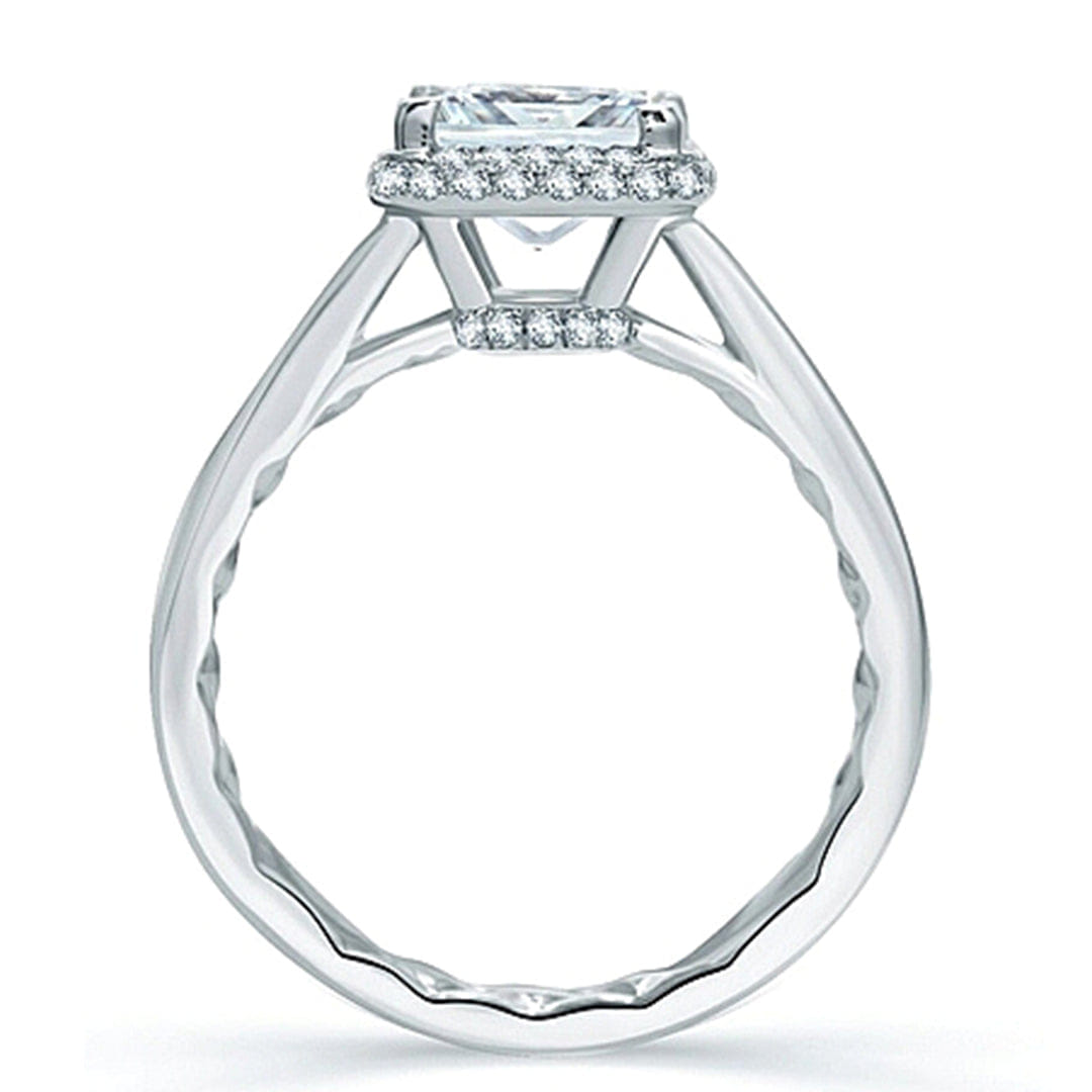 A.Jaffe Pave Diamond Engagement Ring