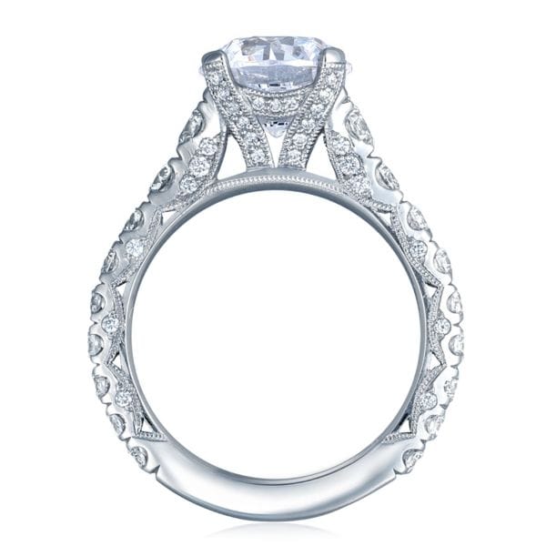 Tacori RoyalT Graduated Prong Set Diamond Engagement Ring