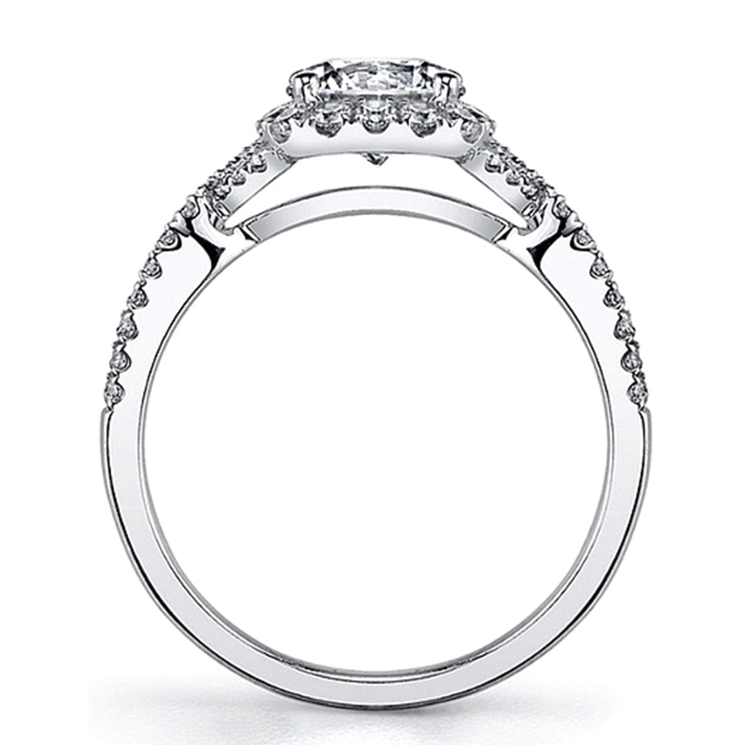 Sylvie Split Shank Diamond Engagement Ring