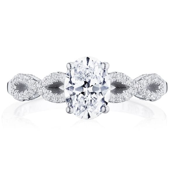Tacori Coastal Crescent Twist Diamond Engagement Ring