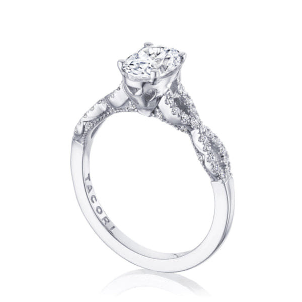 Tacori Coastal Crescent Twist Diamond Engagement Ring