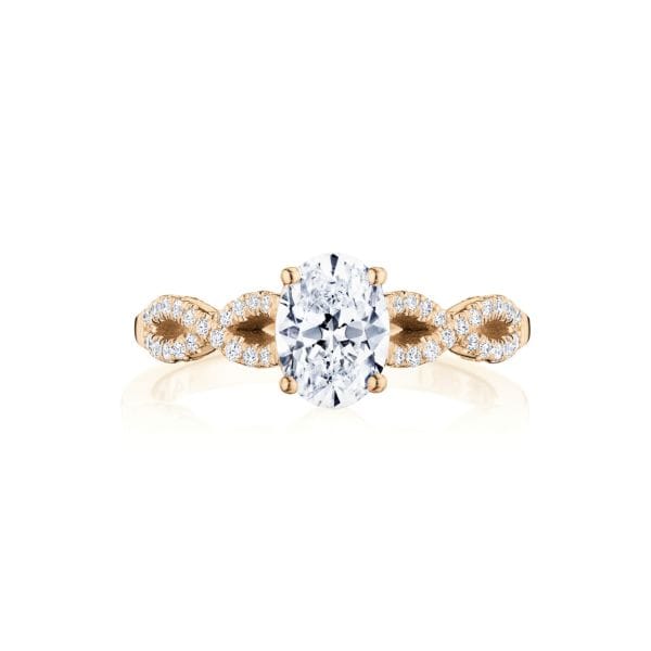 Tacori Coastal Crescent Twist Diamond Engagement Ring