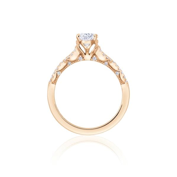 Tacori Coastal Crescent Twist Diamond Engagement Ring