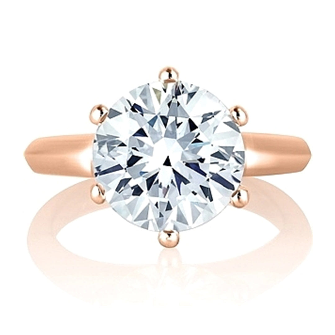 A.Jaffe 6 Prong Solitaire Engagement Ring Setting