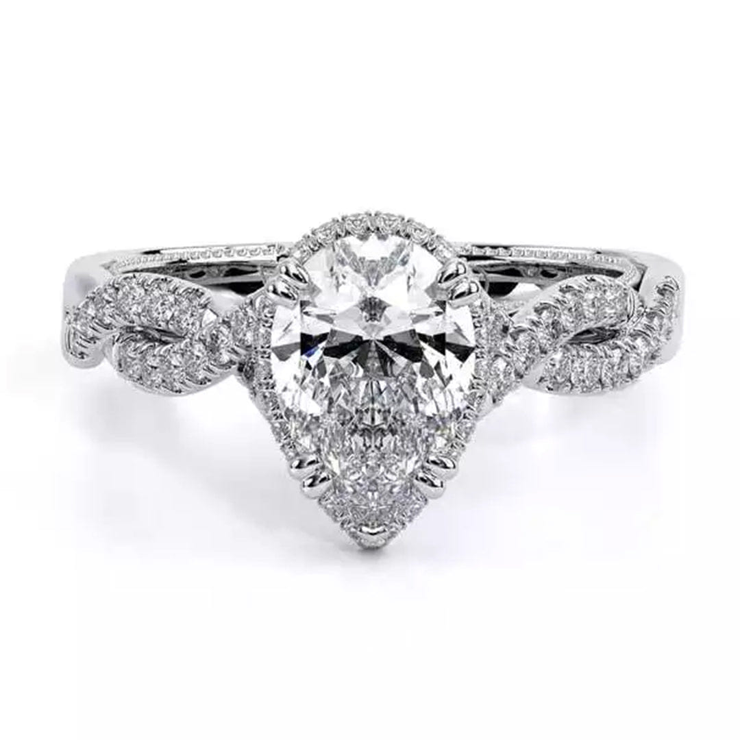 Verragio Pave Twist Diamond Engagement Ring
