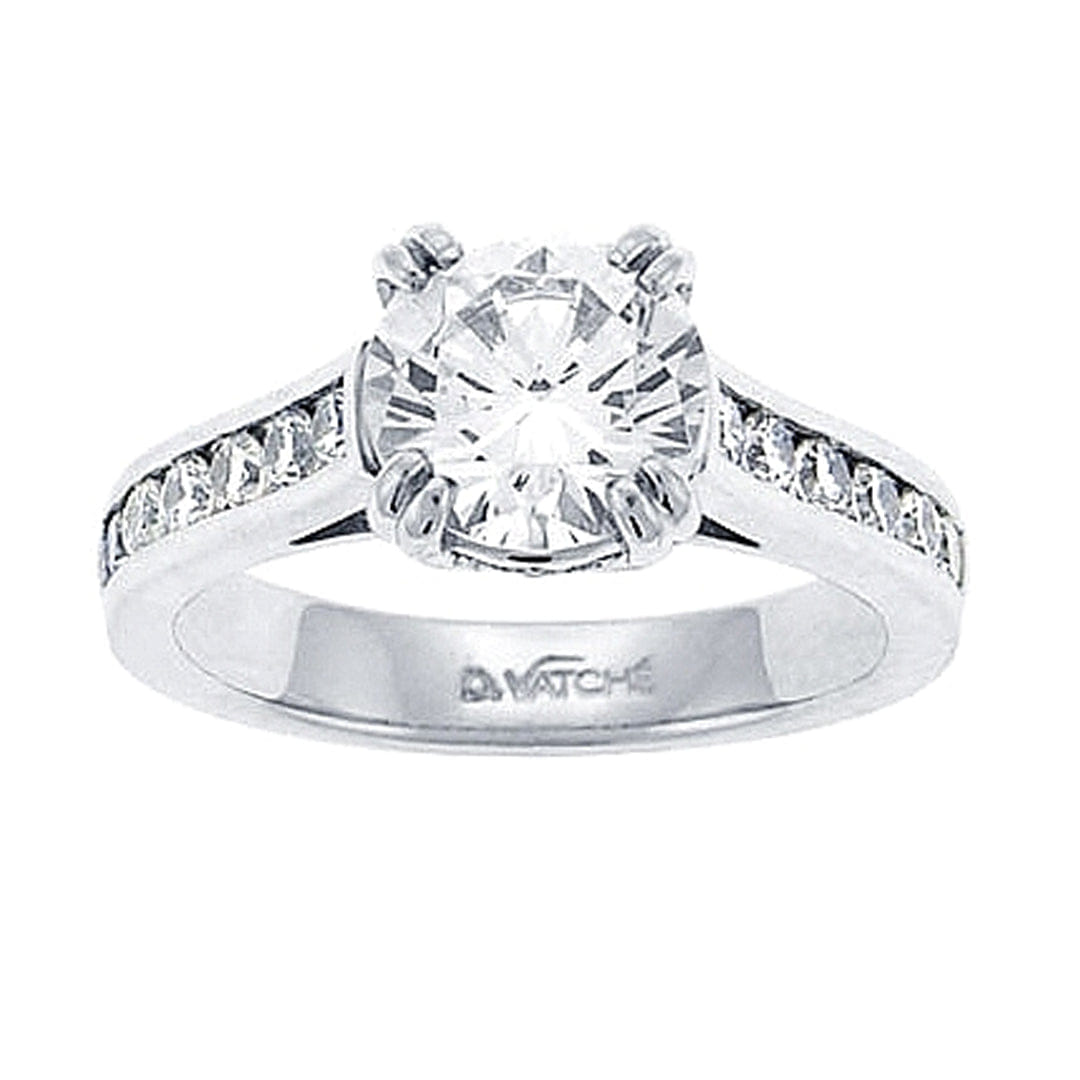 Vatche Channel-set Double U Prong .46ct Engagement Ring