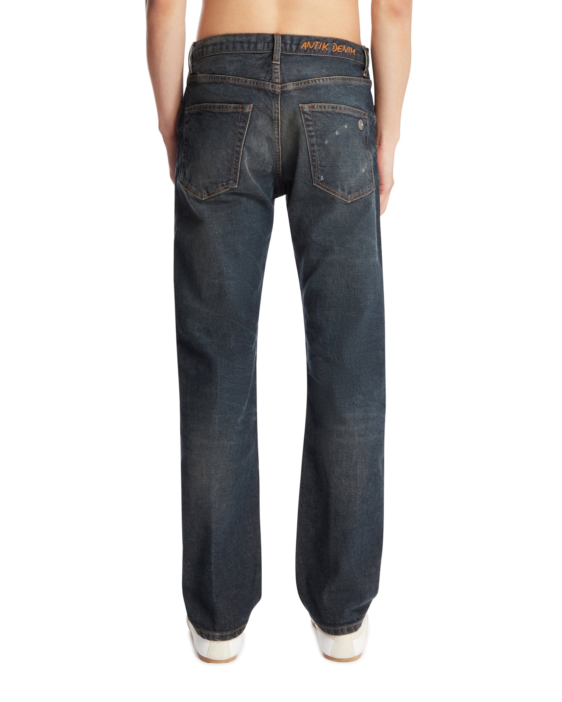 ANTIK DENIM Jeans A Gamba Dritta Blu