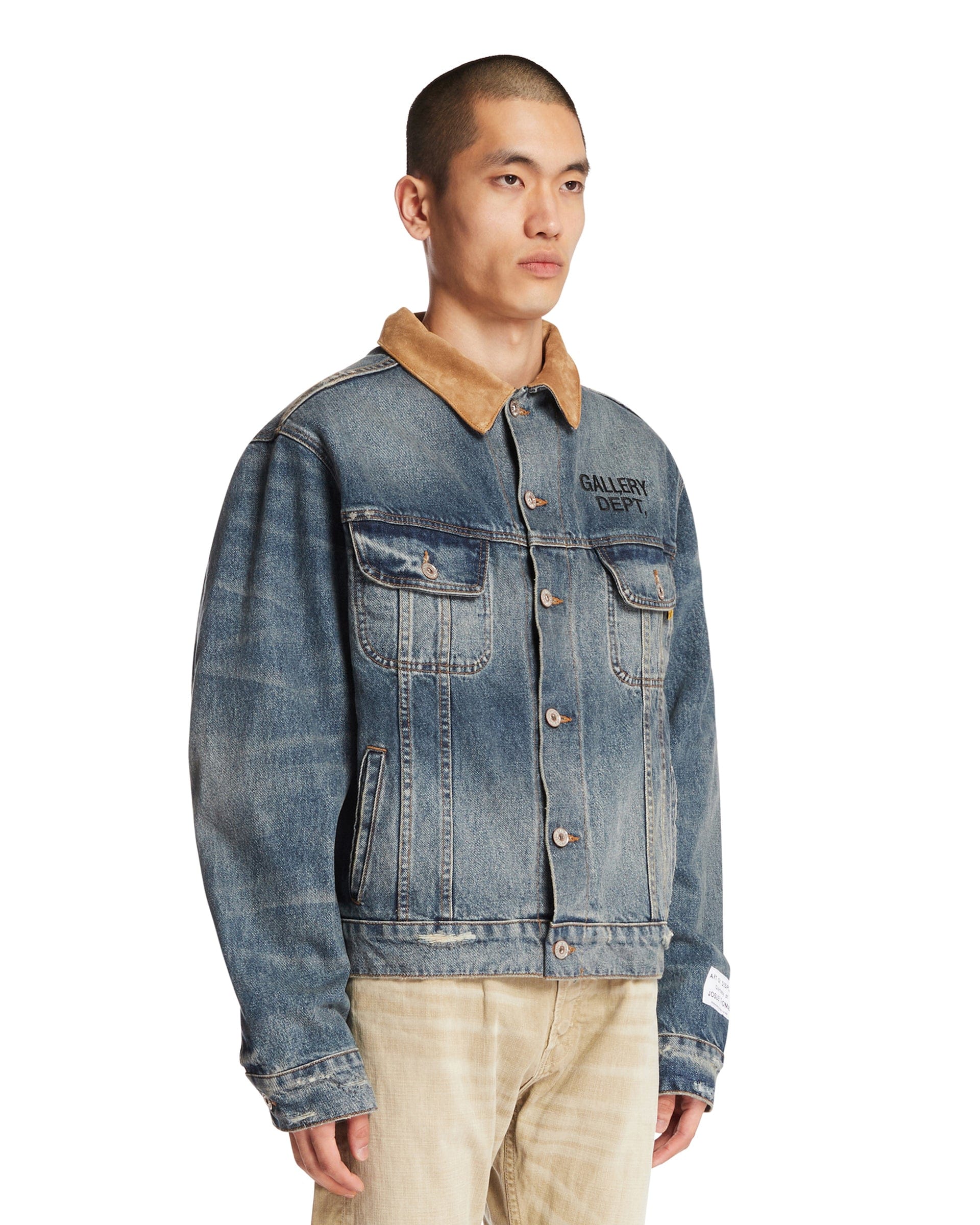 GALLERY DEPARTMENT Trucker Jacket Santa Fe In Denim Blu