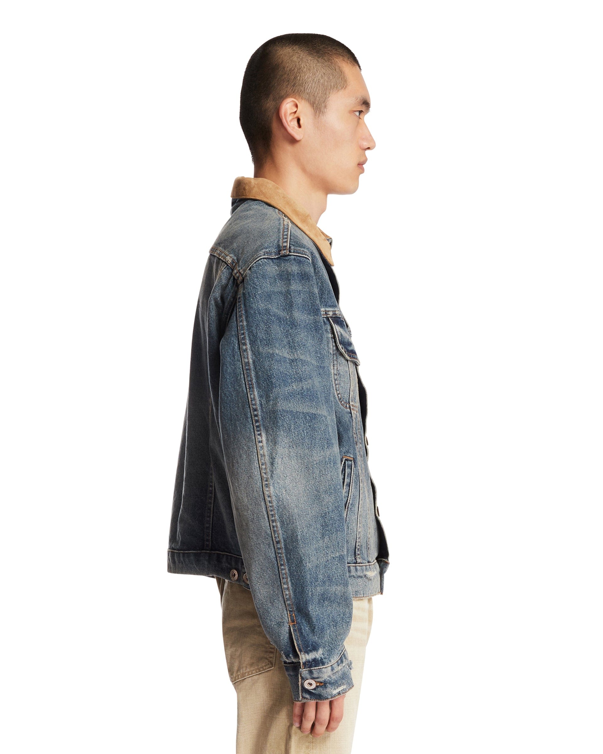 GALLERY DEPARTMENT Trucker Jacket Santa Fe In Denim Blu