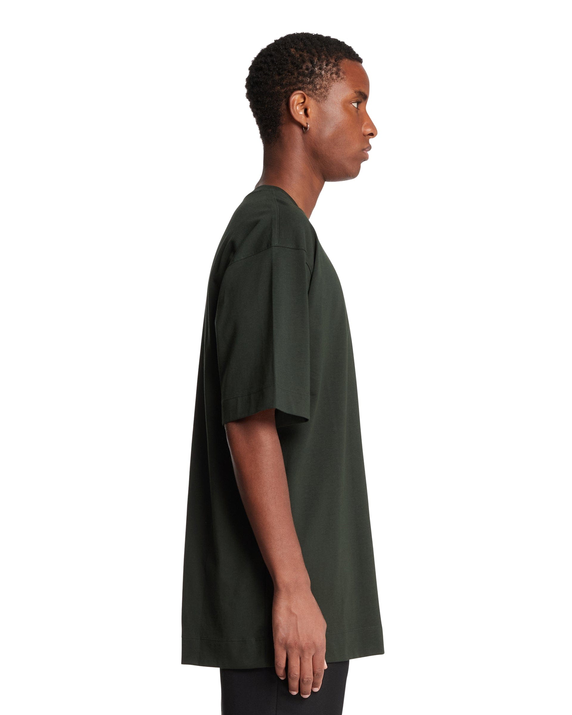 DRIES VAN NOTEN T-Shirt Girocollo Verde