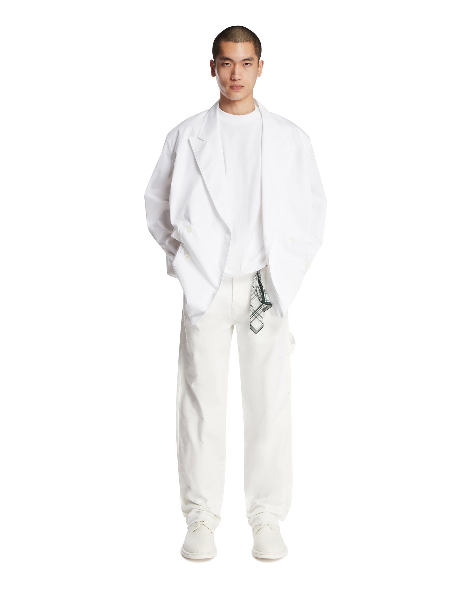 DRIES VAN NOTEN Blazer Doppiopetto Bianco