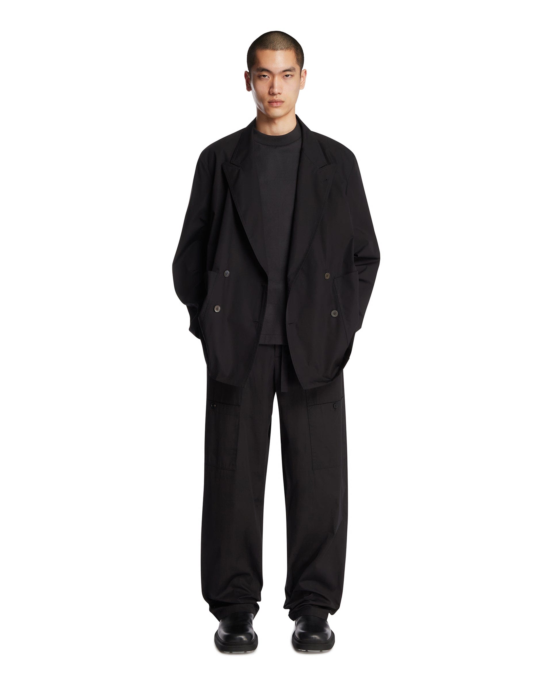 DRIES VAN NOTEN Blazer Doppiopetto Nero