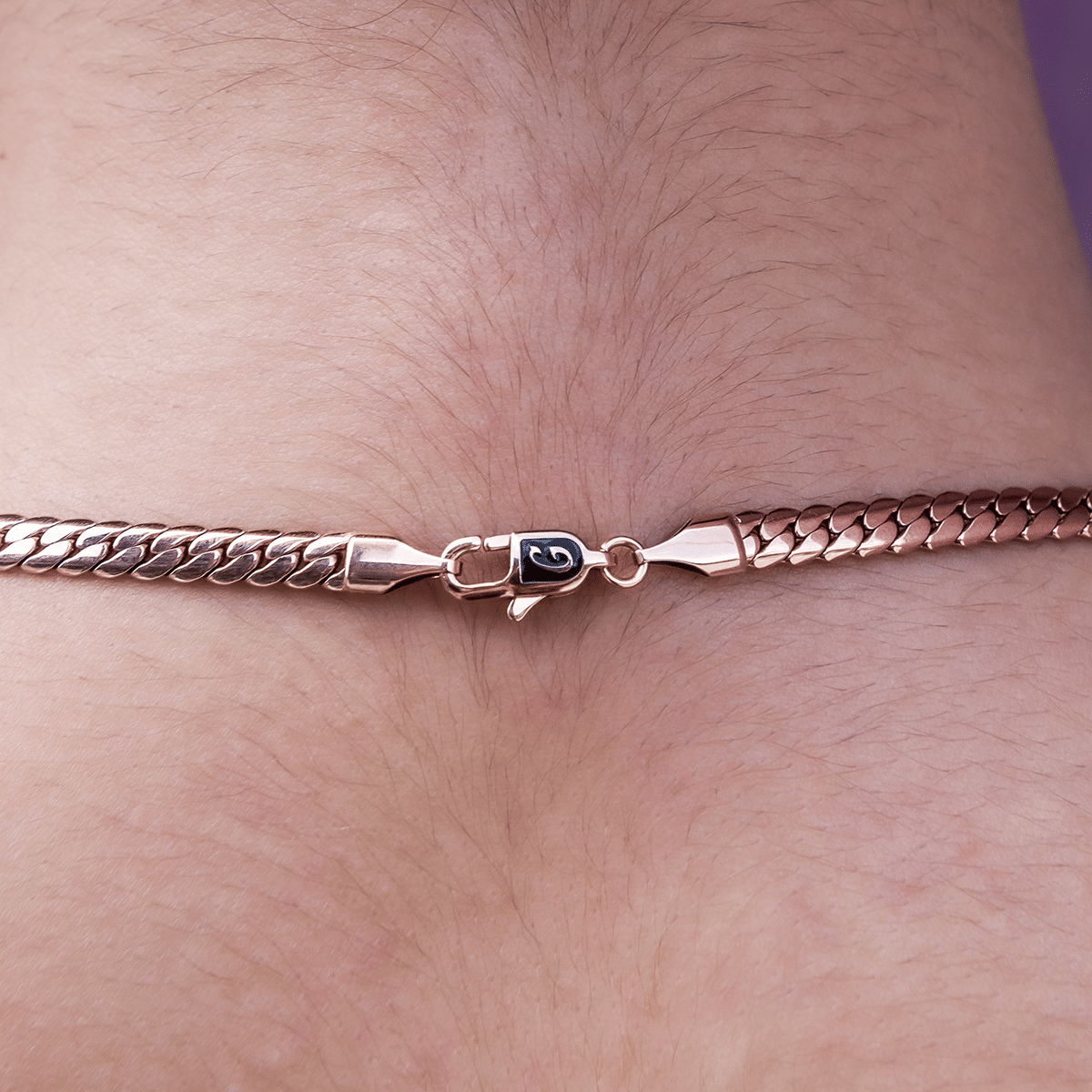 GLD PROMO - WOMEN South Beach Cuban™ Necklace in Rose Gold- 5mm